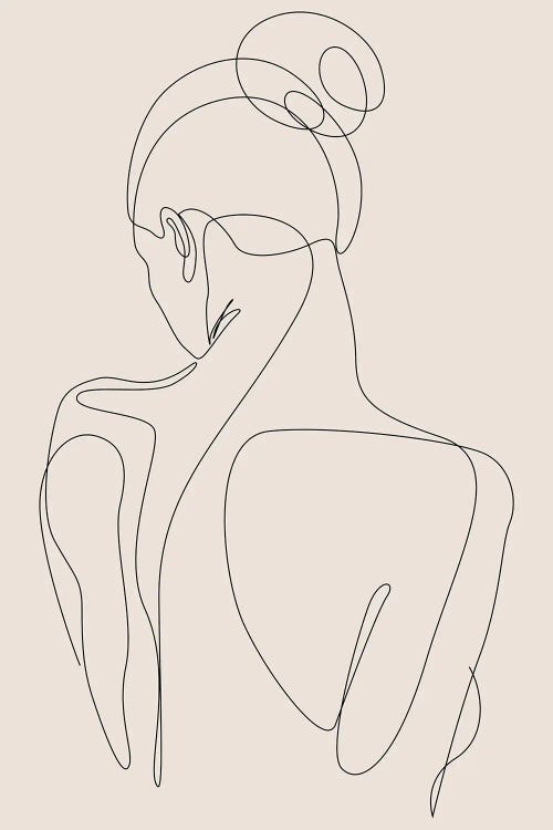 Dissol - One Line Art - Pastel