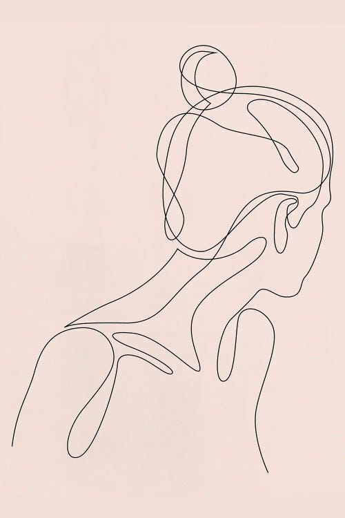 Abol - One Line Art - Pastel