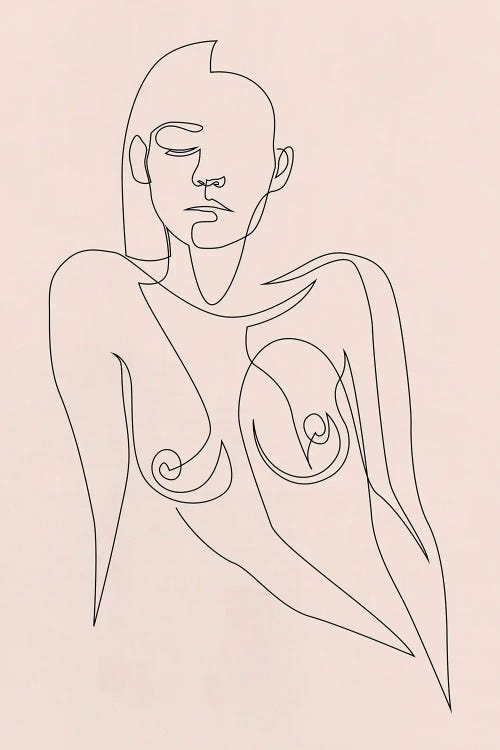 Nude Pastel - One Line