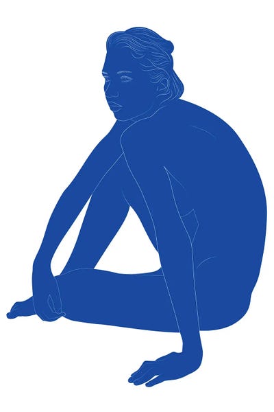 All Things Picasso: Blue Nude II by Addillum