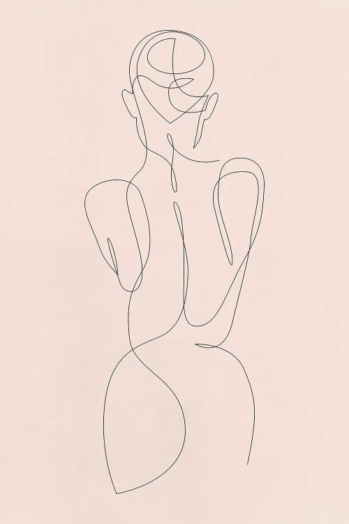 Pastel - One Line Nude