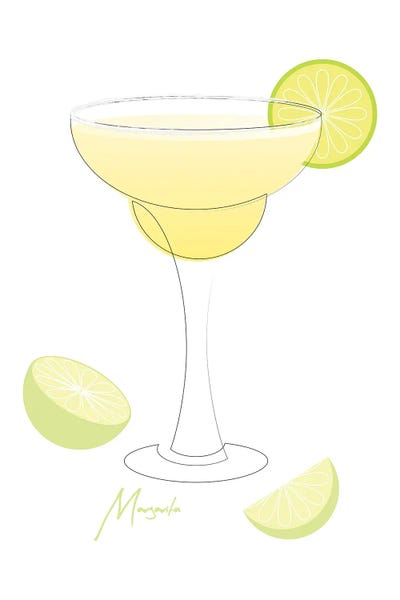 Minimalist Décor: Margarita - One Line by Addillum
