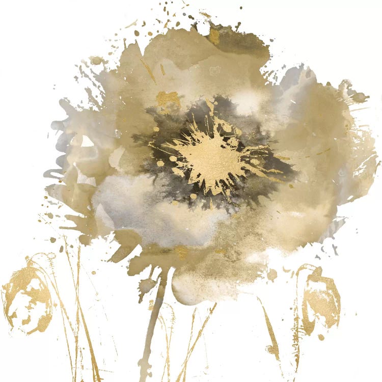 Flower Burst In Gold II