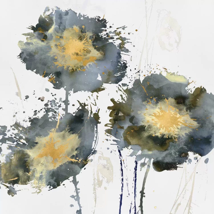 Flower Burst Trio by Vanessa Austin wall art