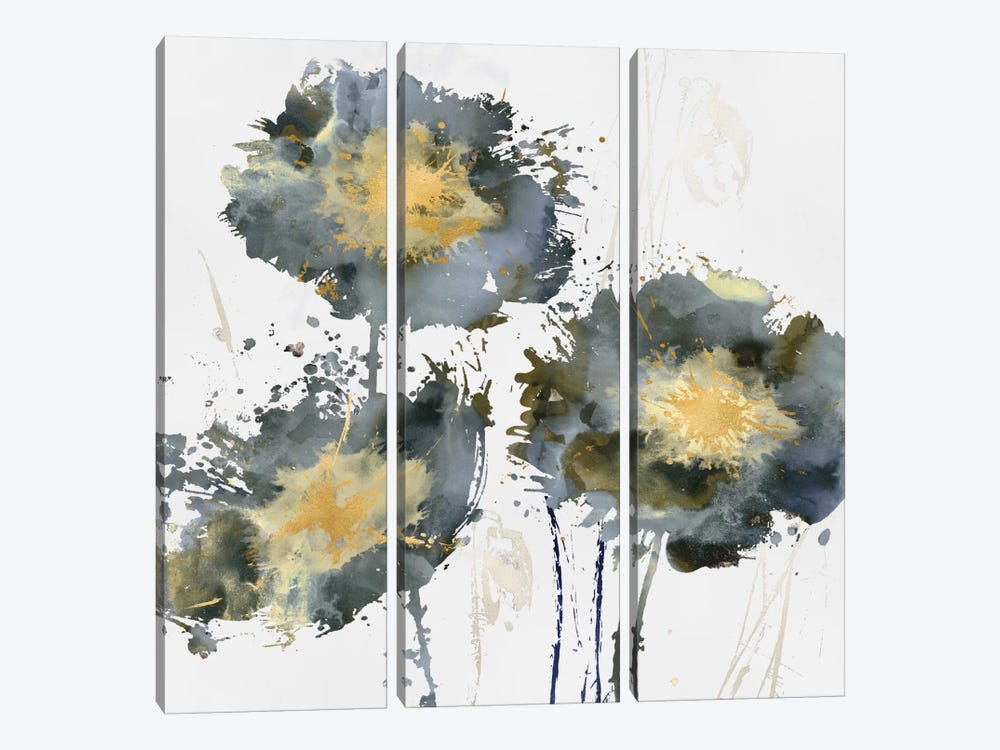Flower Burst Trio by Vanessa Austin 3-piece Canvas Art Print
