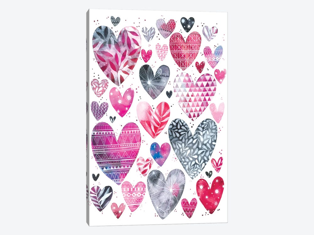 Hearts 1-piece Art Print