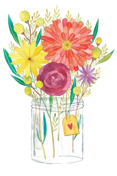 Ana Victoria Calderón: Autumn Flowers by Ana Victoria Calderón