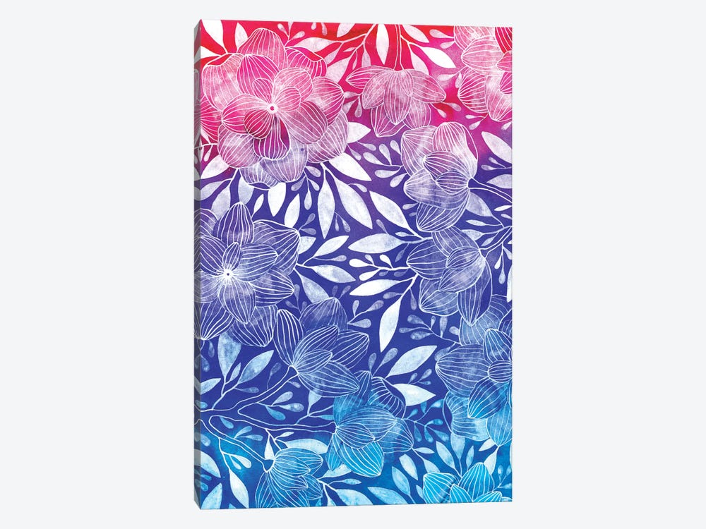 Ombre Floral I 1-piece Art Print