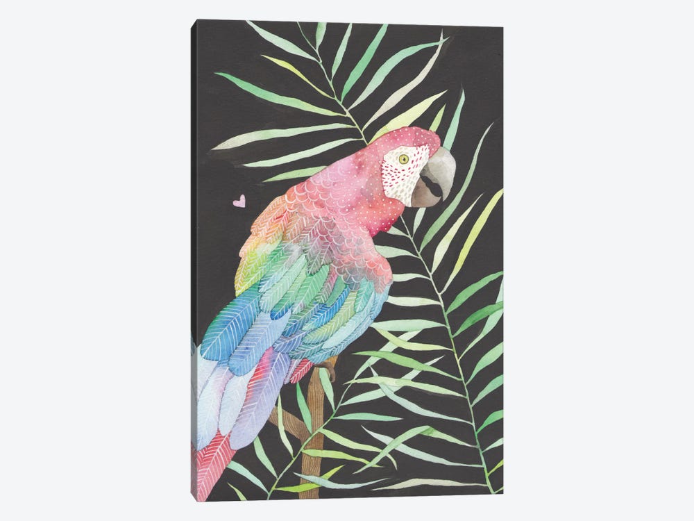 Parrot by Ana Victoria Calderón 1-piece Canvas Wall Art