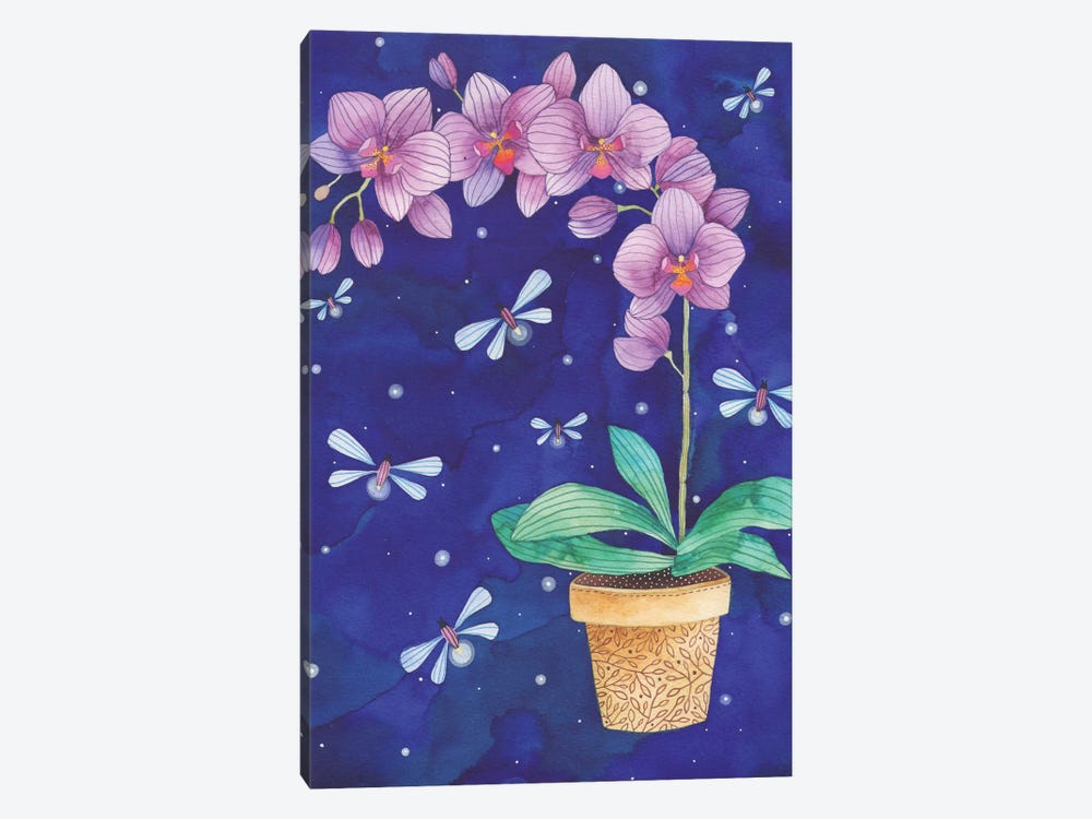 Radiant Orchid by Ana Victoria Calderón 1-piece Canvas Art Print
