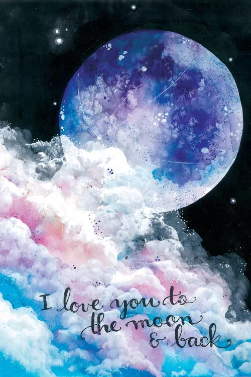 To The Moon And Back by Ana Victoria Calderón wall art