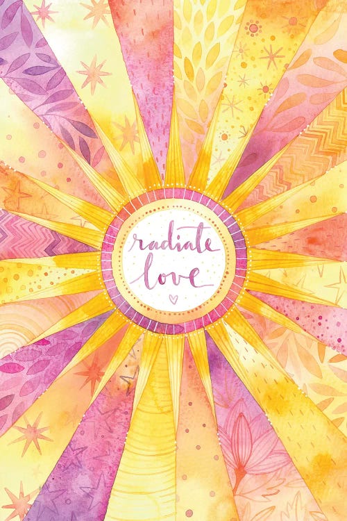 Radiate Love by Ana Victoria Calderón wall art