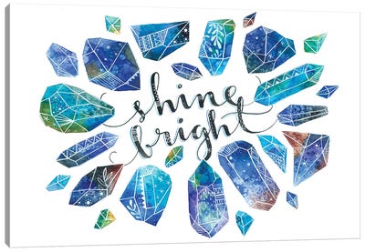 Shine Bright Canvas Art Print - Ana Victoria Calderón