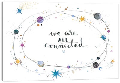 We Are All Connected Canvas Art Print - Ana Victoria Calderón