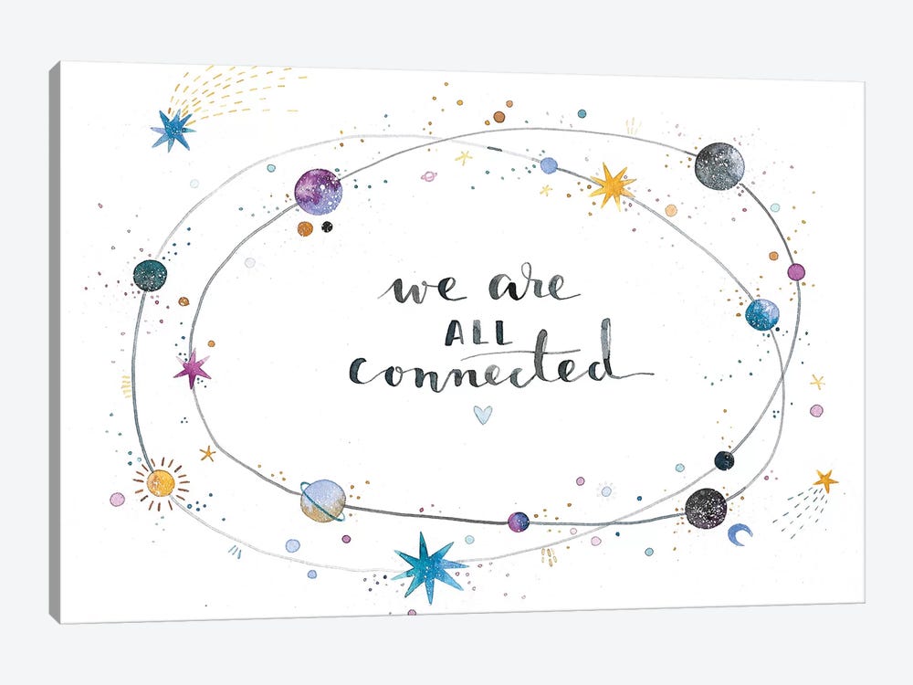 We Are All Connected by Ana Victoria Calderón 1-piece Canvas Wall Art