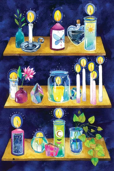 Wellness Altar by Ana Victoria Calderón canvas print