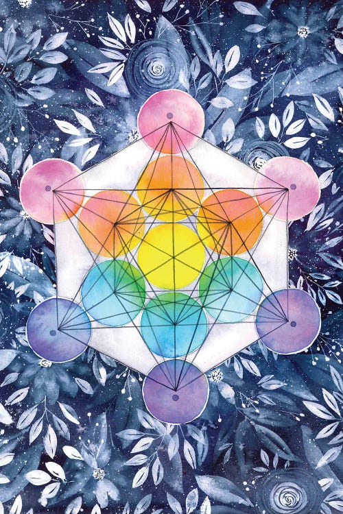 Metatron's Cube by Ana Victoria Calderón wall art