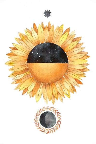 Fine Art Print: Solar Eclipse by Ana Victoria Calderón