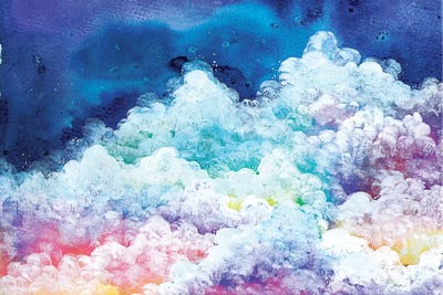 Clouds by Ana Victoria Calderón metal wall art