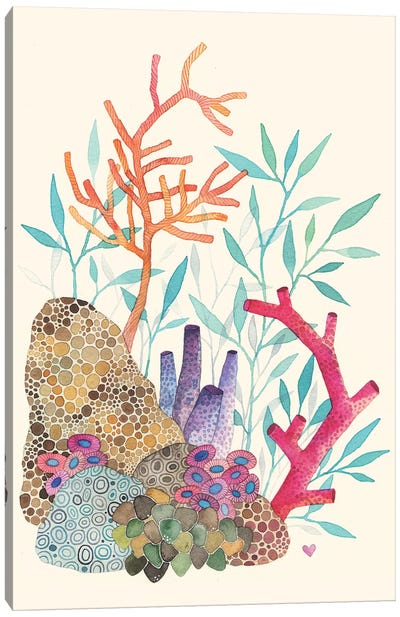 Coral Reef Canvas Art Print - Ana Victoria Calderón