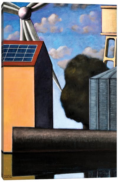 Energy Transition Canvas Art Print - Environmental Conservation Art