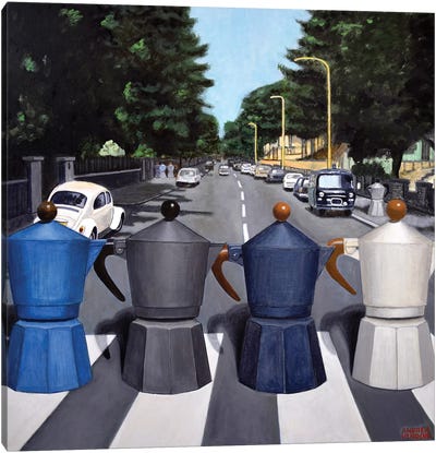 Abbey Road Canvas Art Print - Andrea Vandoni