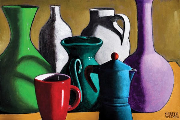 Pottery Still Life: Indifferent Objects III by Andrea Vandoni