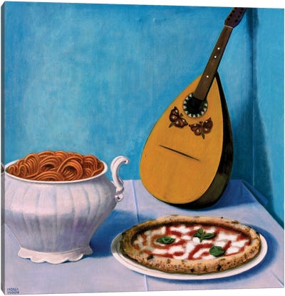 Italians For Foreigners Canvas Art Print - Pizza Art