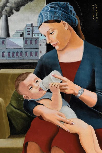 Art Worth Awareness: Madonna Che Allatta Il Bambino by Andrea Vandoni