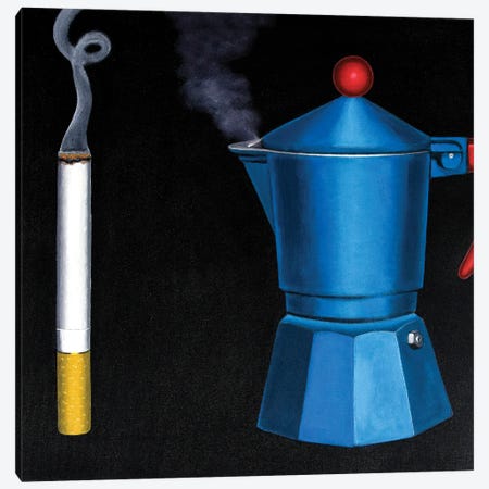 Smokers Canvas Print #AVD46} by Andrea Vandoni Canvas Art Print