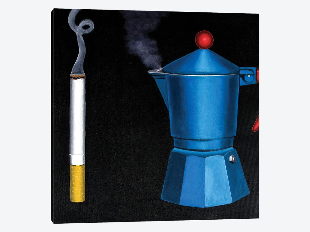 Smokers by Andrea Vandoni 1-piece Canvas Print