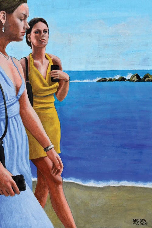 Stroll With Alter Ego by Andrea Vandoni wall art