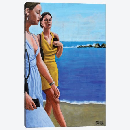 Stroll With Alter Ego Canvas Print #AVD48} by Andrea Vandoni Canvas Artwork