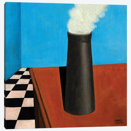 The Chimney Is On The Table Canvas Print #AVD50} by Andrea Vandoni Canvas Print