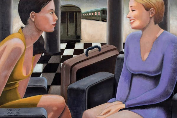 Trains: At The Station by Andrea Vandoni