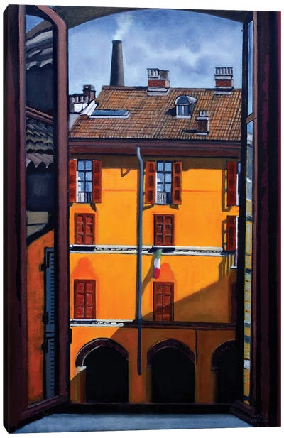 Windows Canvas Art Print - Andrea Vandoni