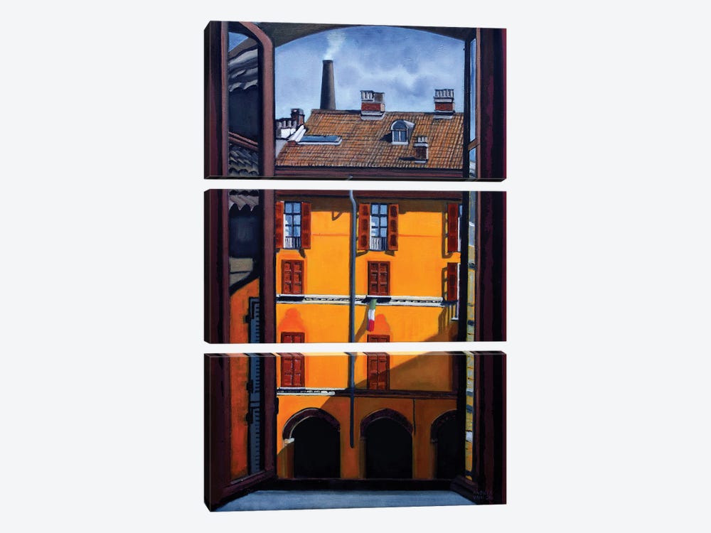 Windows by Andrea Vandoni 3-piece Canvas Wall Art
