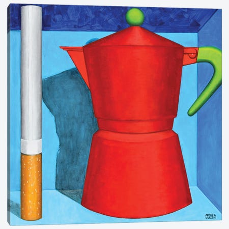 Coffee And Cigarette IV Canvas Print #AVD8} by Andrea Vandoni Canvas Art