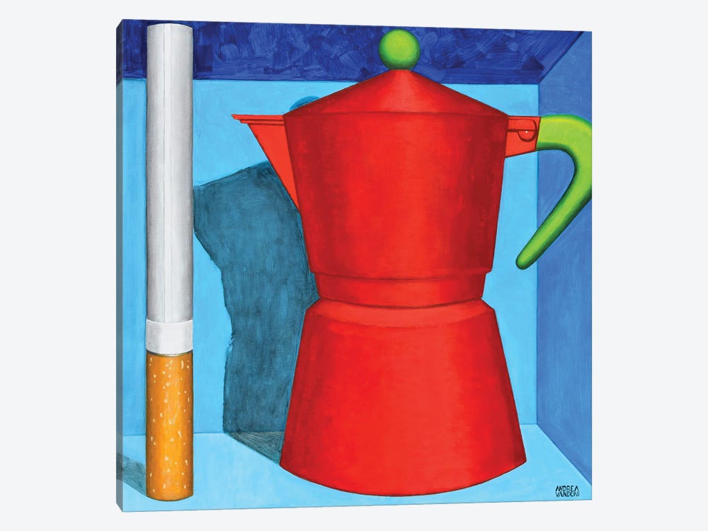 Coffee And Cigarette IV by Andrea Vandoni 1-piece Canvas Wall Art