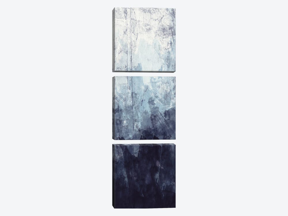 Blue Flow I by Alicia Vidal 3-piece Canvas Art