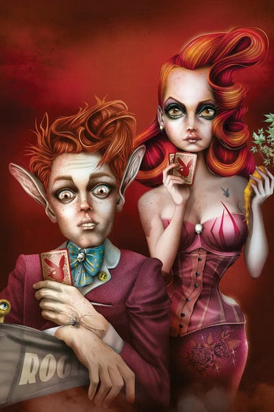 Strip Poker by Antenor Von Khan multi panel art