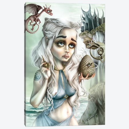 Dragon's Madone Canvas Print #AVK7} by Antenor Von Khan Canvas Artwork