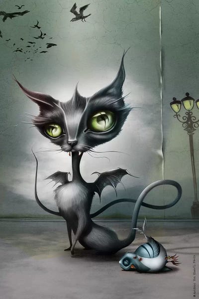 Heartless Pretty Ypso by Antenor Von Khan canvas print