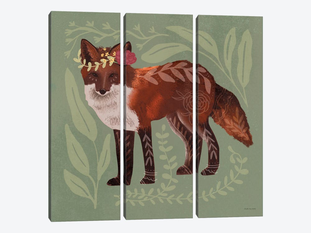 A Walk In The Woods VII by Arvilla Morett 3-piece Canvas Wall Art
