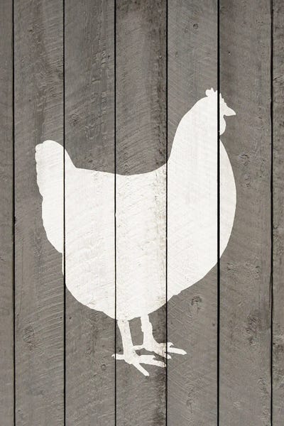 Rustic Hen by Amelie Vintage Co art print