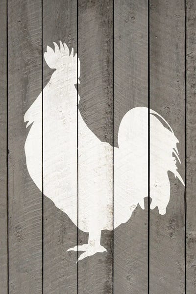 Rustic Rooster by Amelie Vintage Co art print