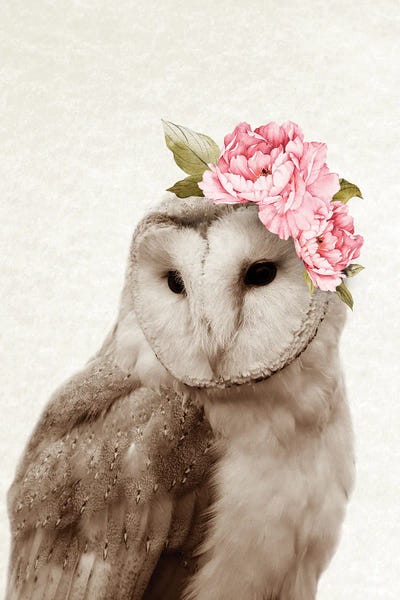 Granny Chic: Floral Owl by Amelie Vintage Co