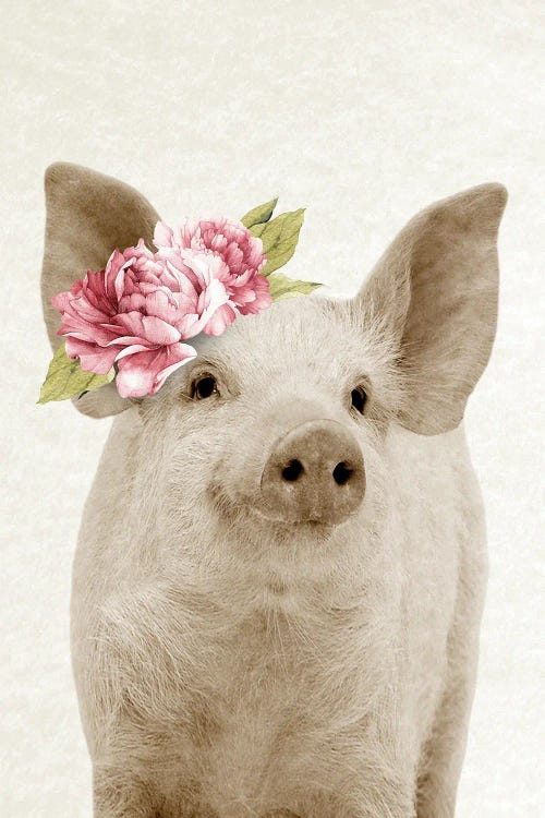 Floral Piglet