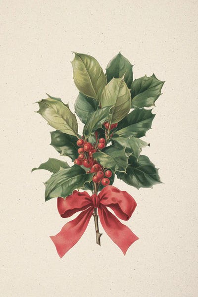 Vintage Christmas: Christmas Holly by Amelie Vintage Co