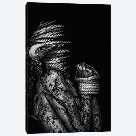 Horror Woman, Eagle Canvas Print #AVU144} by Adrian Vieriu Canvas Print
